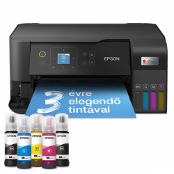 EPSON Tintasugaras nyomtató - EcoTank L3560 (A4, MFP, színes, 4800x1200 DPI, 33 lap/perc, USB/Wifi)