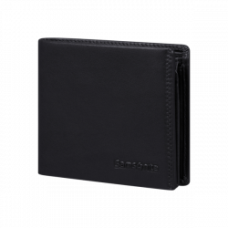 SAMSONITE BŐR Pénztárca 140976-1041, 046 - B 6CC+VFL+2C+C (BLACK) -ATTACK 2 SLG