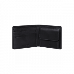SAMSONITE BŐR Pénztárca 140976-1041, 046 - B 6CC+VFL+2C+C (BLACK) -ATTACK 2 SLG