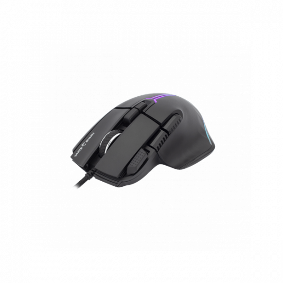 WHITE SHARK GM-9006B MARROK gamer egér, fekete, 12000 dpi