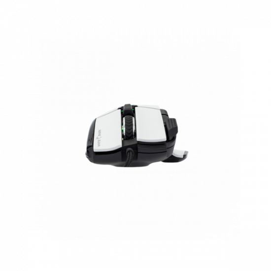 WHITE SHARK GM-9006W MARROK-W gamer egér, fehér, 12000 dpi