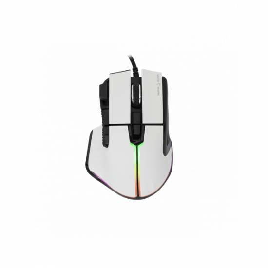 WHITE SHARK GM-9006W MARROK-W gamer egér, fehér, 12000 dpi