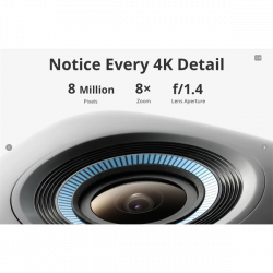 ANKER EUFYCAM3 S330 Biztonsági Kamera Rendszer (2+1) 4K, Beépített Napelem, WiFi-s, vízálló, kültéri - T88713W1