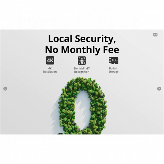 ANKER EUFYCAM3 S330 Biztonsági Kamera Rendszer (2+1) 4K, Beépített Napelem, WiFi-s, vízálló, kültéri - T88713W1