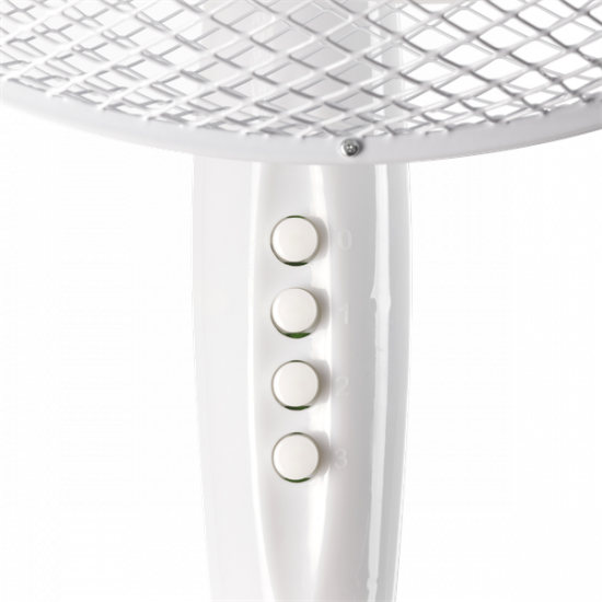 NORDIC HOME FT-530  41cm állóventilátor, 3 év garancia, teljesítmény: 50W,  oszcilláló, 3 sebesség fokozat, dönthető