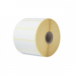 BROTHER etikett címke, öntapadós, fehér, 76mm x 26mm, 1900db/tekercs, 8 tekercs