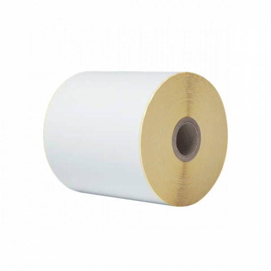 BROTHER etikett címke, öntapadós, fehér, folytonos, 102mm x 58m, 8 tekercs