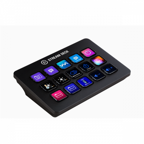 CORSAIR ELGATO STREAM DECK MK.2, 15 Testreszabható LCD Billentyű, fekete