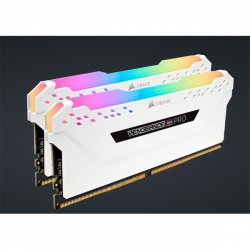 CORSAIR Memória VENGEANCE RGB PRO DDR4 16GB 3200MHz C16 (Kit of 2), fehér