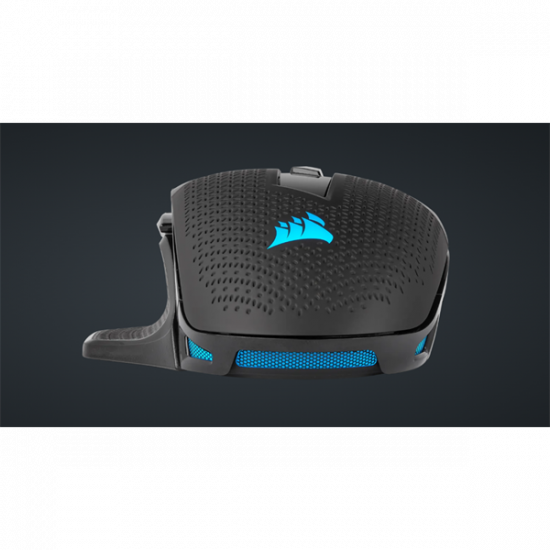 CORSAIR Vezetékes Egér Gaming, NIGHTSWORD RGB Tunable, 8 programozható gomb, RGB Világítás, 18000dpi, fekete