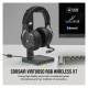 CORSAIR Vezetékes/Vezeték Nélküli Headset, VIRTUOSO RGB WIRELESS XT, Dolby Atmos, fekete