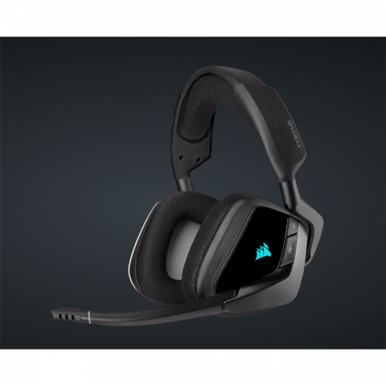CORSAIR Vezeték Nélküli Headset, VOID RGB ELITE Wireless Premium Gaming, 7.1 Hangzás, RGB, fekete