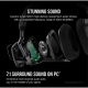 CORSAIR Vezeték Nélküli Headset, VOID RGB ELITE Wireless Premium Gaming, 7.1 Hangzás, RGB, fekete