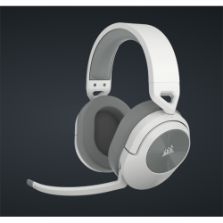 CORSAIR Vezeték Nélküli Headset, HS55 WIRELESS Gaming, 7.1 Hangzás, fehér