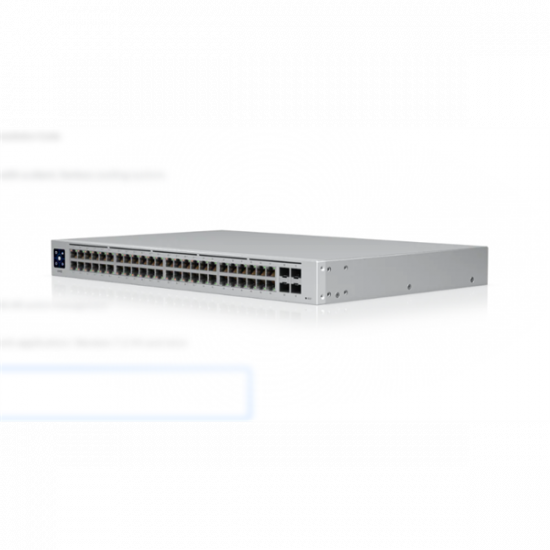 UBiQUiTi Switch 48x1000Mbps (32xPOE+) + 4x1000Mbps SFP, Menedzselhető, Rackes - USW-48-POE