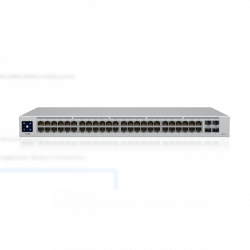 UBiQUiTi Switch 48x1000Mbps (32xPOE+) + 4x1000Mbps SFP, Menedzselhető, Rackes - USW-48-POE