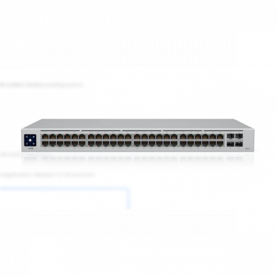 UBiQUiTi Switch 48x1000Mbps (32xPOE+) + 4x1000Mbps SFP, Menedzselhető, Rackes - USW-48-POE