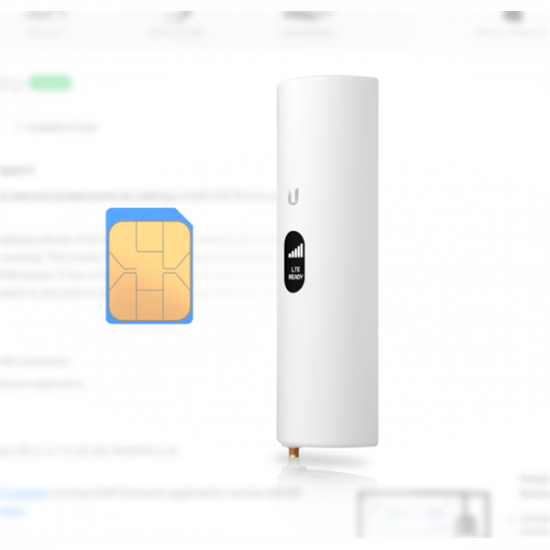 UBiQUiTi Router + LTE modem, 2x1000Mbps, 1x NanoSIM, Redundáns WAN kezelés - U-LTE-PRO