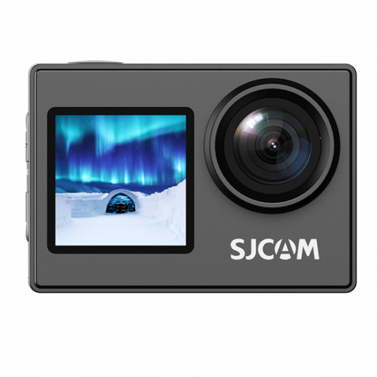 SJCAM Action Camera SJ4000 Dual Screen, WIFI, 16 MP, Black, 4K, vízálló tokkal, kettős képernyő, 4 videó + 4 fotófunkció