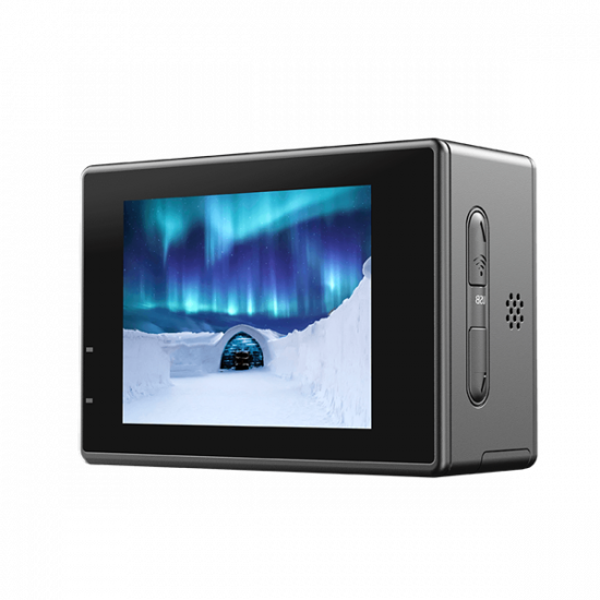 SJCAM Action Camera SJ4000 Dual Screen, WIFI, 16 MP, Black, 4K, vízálló tokkal, kettős képernyő, 4 videó + 4 fotófunkció