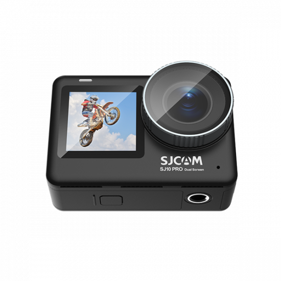 SJCAM Professional Action Camera SJ10 Pro Dual Screen, Black, 5G WIFI, dupla LCD, 4K, szerkesztés, távírányító, lassítás