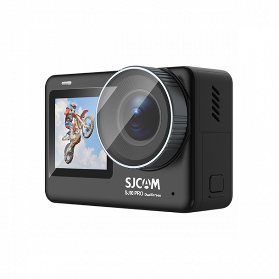 SJCAM Professional Action Camera SJ10 Pro Dual Screen, Black, 5G WIFI, dupla LCD, 4K, szerkesztés, távírányító, lassítás