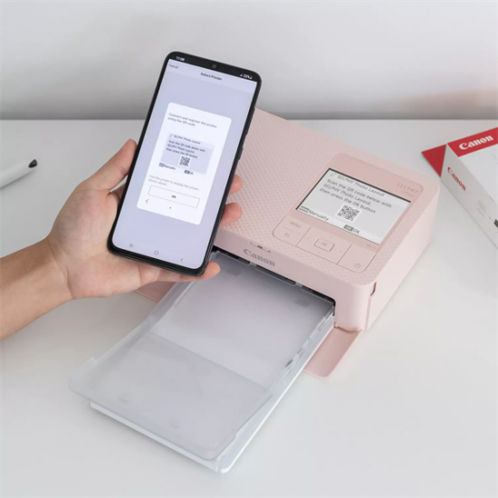 CANON Hőszublimációs fotónyomtató SELPHY CP1500, USB/WiFi/SD,  300x300 dpi, 3.2" LCD, Pink