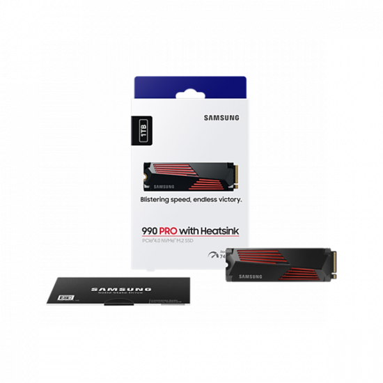 SAMSUNG 990 PRO with Heatsink NVMe™ M.2 SSD 1TB