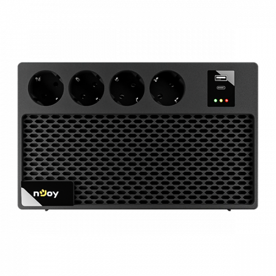 NJOY Szünetmentes RENTON 650 PLUS, 650VA, 360W, Line-interactive 4x Schuko