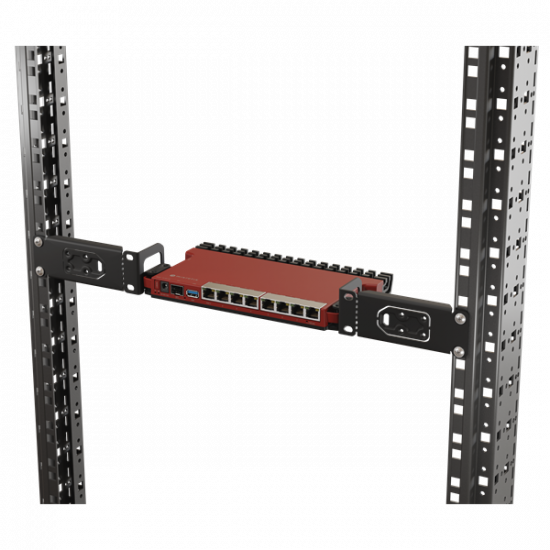 MIKROTIK Vezetékes Router 8x1000Mbps + 1x2500Mbps SFP, 1xUSB3.0,  Menedzselhető, Rackes - L009UiGS-RM