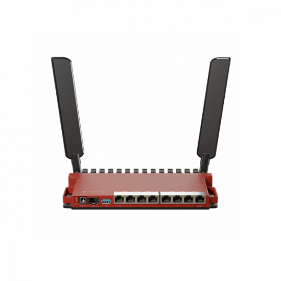 MIKROTIK Wireless Router 2,4GHz,8x1000Mbps + 1x2500Mbps SFP,  AX600, Menedzselhető, Asztali - L009UIGS-2HAXD-IN