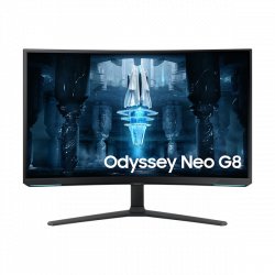 SAMSUNG Ívelt Gaming 240Hz VA monitor 32" G85NB, 3840x2160, 16:9, 350cd/m2, 1ms, 2xHDMI/DisplayPort/2xUSB, Pivot