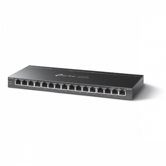 TP-LINK Switch 16x1000Mbps(16xPOE+), TL-SG116P