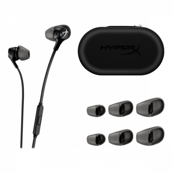 HP HYPERX vezetékes gaming fülhallgató Cloud Earbuds II - fekete