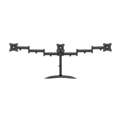 MULTIBRACKETS Asztali állvány (3 képernyős rögzítőkar), M Deskstand Basic Triple (15-27", max.VESA: 100x100 mm, 6 kg)