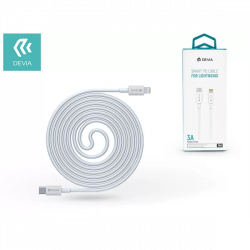 DEVIA USB TYPE-C - LIGHTNING ADAT- ÉS TÖLTŐKÁBEL 1 M-ES VEZETÉKKEL - SMART SERIES PD CABLE FOR LIGHTNING - 3.0A - WHITE