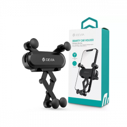 DEVIA UNIVERZÁLIS SZELLŐZŐRÁCSBA ILLESZTHETŐ AUTÓS TARTÓ - KINTONE SERIES GRAVITY CAR HOLDER - FEKETE