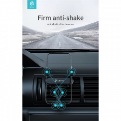 DEVIA UNIVERZÁLIS SZELLŐZŐRÁCSBA ILLESZTHETŐ AUTÓS TARTÓ - KINTONE SERIES GRAVITY CAR HOLDER - FEKETE