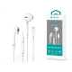 DEVIA UNIVERZÁLIS SZTEREÓ FELVEVŐS FÜLHALLGATÓ - LIGHTNING - STAR SERIES EARBUDS LIGHTNING EARPHONE - FEHÉR