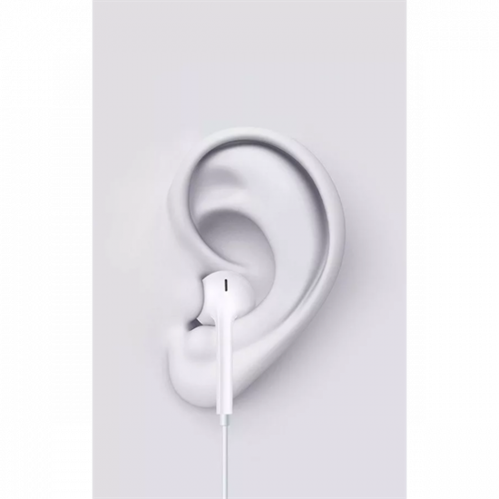 DEVIA UNIVERZÁLIS SZTEREÓ FELVEVŐS FÜLHALLGATÓ - LIGHTNING - STAR SERIES EARBUDS LIGHTNING EARPHONE - FEHÉR