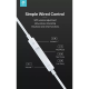 DEVIA UNIVERZÁLIS SZTEREÓ FELVEVŐS FÜLHALLGATÓ - LIGHTNING - STAR SERIES EARBUDS LIGHTNING EARPHONE - FEHÉR