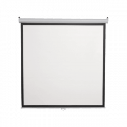 SBOX PSA-112 automata, motoros vetítővászon, 112" / 284 cm, 200 x 200 cm, fehér