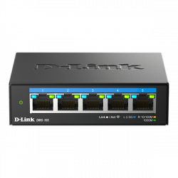 D-LINK Switch 5x2.5Gbps Multi-Gigabit Fémházas Asztali, DMS-105/E