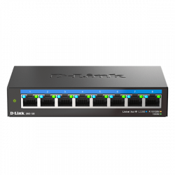 D-LINK Switch 8x2.5Gbps Multi-Gigabit Fémházas Asztali, DMS-108/E