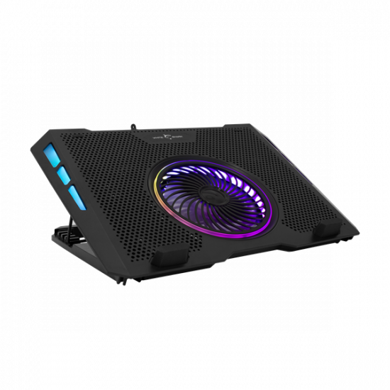 WHITE SHARK Notebook hűtő, GCP-13 AURORA COOLING PAD 17.3", 5 fan