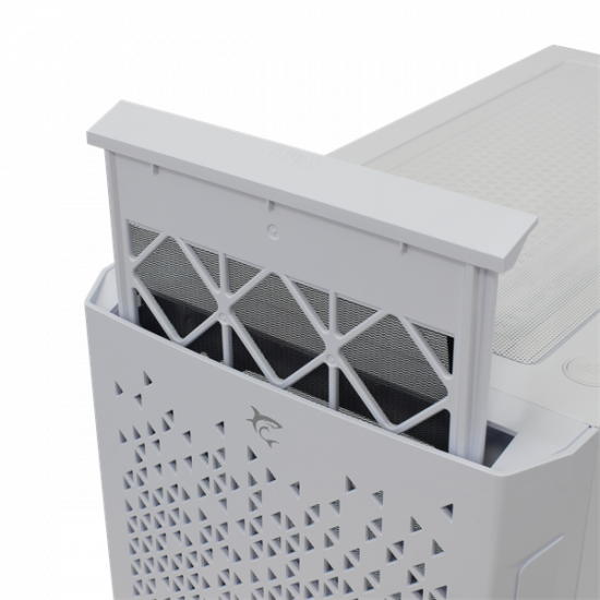 WHITE SHARK BULLET-WHITE GCC-2303 Számítógép ház, fehér, ATX mid Tower ATX / M-ATX / ITX