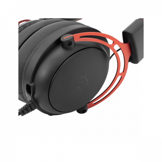 WHITE SHARK GORILLA-B/R, GH-2341-B/R gamer fejhallgató, fekete/piros, (3.5 Jack)