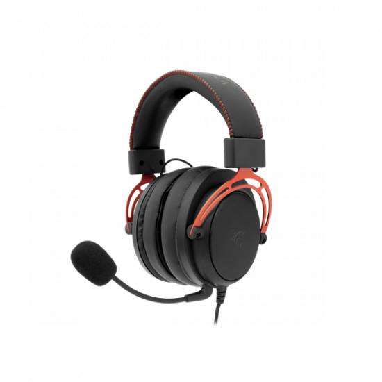 WHITE SHARK GORILLA-B/R, GH-2341-B/R gamer fejhallgató, fekete/piros, (3.5 Jack)