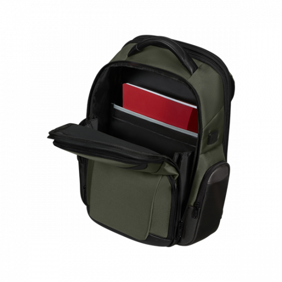 SAMSONITE Notebook hátizsák 147137-1388, Backpack 3 Volume Expandable 15.6" (Green) -PRO-DLX 6