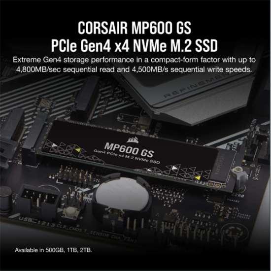 CORSAIR SSD MP600 GS M.2 2280 PCIe 4.0 1000GB NVMe